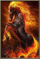 5D Diamond Painting Animals Horse Diamond Mosaic Tiger Lion DIY Full Round Diamond Embroidery Cross Stitch  Rhinestone Art