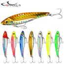 Metal Vib Fishing Lure Weights8-20g Long Shot Slots Hook Metal Jig Articulos De Pesca Isca Artificial Bass Bait Deep Sea Fishing