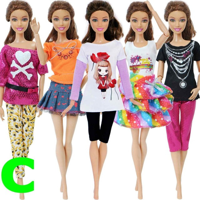 Handmade Fashion Outfit  For Barbie Doll