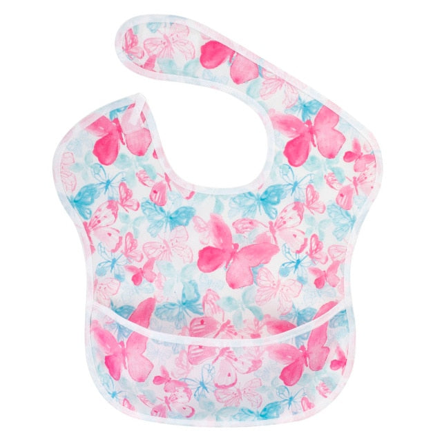 1Pcs Baby Bibs Waterproof Feeding Bibs Unisex Washable Fashion Bibs For Girls & Boys Stain and Odor Resistant Fashion Infant Bib