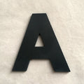 9cm/3.54" PVC Black Uppercase English Letters Interior Wall Garden Wedding Decorative Alphabet Environmentally Friendly Letters