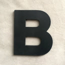 9cm/3.54" PVC Black Uppercase English Letters Interior Wall Garden Wedding Decorative Alphabet Environmentally Friendly Letters