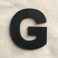 9cm/3.54" PVC Black Uppercase English Letters Interior Wall Garden Wedding Decorative Alphabet Environmentally Friendly Letters