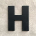 9cm/3.54" PVC Black Uppercase English Letters Interior Wall Garden Wedding Decorative Alphabet Environmentally Friendly Letters