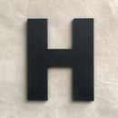 9cm/3.54" PVC Black Uppercase English Letters Interior Wall Garden Wedding Decorative Alphabet Environmentally Friendly Letters