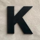 9cm/3.54" PVC Black Uppercase English Letters Interior Wall Garden Wedding Decorative Alphabet Environmentally Friendly Letters