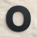 9cm/3.54" PVC Black Uppercase English Letters Interior Wall Garden Wedding Decorative Alphabet Environmentally Friendly Letters