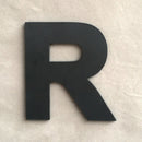 9cm/3.54" PVC Black Uppercase English Letters Interior Wall Garden Wedding Decorative Alphabet Environmentally Friendly Letters