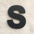 9cm/3.54" PVC Black Uppercase English Letters Interior Wall Garden Wedding Decorative Alphabet Environmentally Friendly Letters