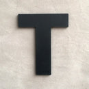 9cm/3.54" PVC Black Uppercase English Letters Interior Wall Garden Wedding Decorative Alphabet Environmentally Friendly Letters