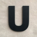 9cm/3.54" PVC Black Uppercase English Letters Interior Wall Garden Wedding Decorative Alphabet Environmentally Friendly Letters