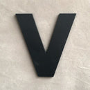 9cm/3.54" PVC Black Uppercase English Letters Interior Wall Garden Wedding Decorative Alphabet Environmentally Friendly Letters