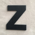 9cm/3.54" PVC Black Uppercase English Letters Interior Wall Garden Wedding Decorative Alphabet Environmentally Friendly Letters