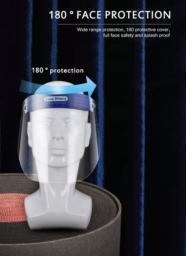 Head-mounted Transparent Maximum Protection Face Mask