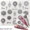 1 Sheet Russian text Nail Watermark Decals Sexy lips Middle finger Sexy girl Water Transfer Slider Russia Words Manicure Tattoos