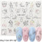 1 Sheet Russian text Nail Watermark Decals Sexy lips Middle finger Sexy girl Water Transfer Slider Russia Words Manicure Tattoos