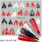 1 Sheet Russian text Nail Watermark Decals Sexy lips Middle finger Sexy girl Water Transfer Slider Russia Words Manicure Tattoos