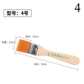 High Quality Nylon Paint Brush  Different Size Wooden Handle Watercolor Brushes For Acrylic Oil Painting School Art Supplies