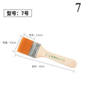 High Quality Nylon Paint Brush  Different Size Wooden Handle Watercolor Brushes For Acrylic Oil Painting School Art Supplies