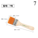 High Quality Nylon Paint Brush  Different Size Wooden Handle Watercolor Brushes For Acrylic Oil Painting School Art Supplies