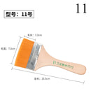High Quality Nylon Paint Brush  Different Size Wooden Handle Watercolor Brushes For Acrylic Oil Painting School Art Supplies