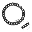Jiayiqi 5-11 mm Men Chain Bracelet Stainless Steel Curb Cuban Link Chain Bangle for Male Women Hiphop Trendy Wrist Jewelry Gift