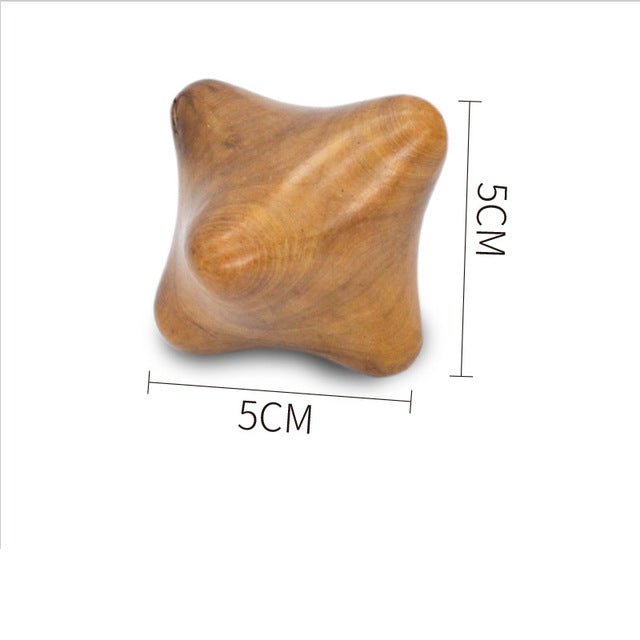 Fragrant Wood Body Massage Tool Foot Reflexology AcupunctureThai Massager Roller Therapy Meridians Scrap Lymphatic Health Care