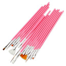 Nail Art Brush Set Manicure Tools Gradient Gel Nail Polish Builder Drawing Carving Ombre Brushes French Nail Design Painting Pen