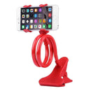 Mobile Lazy Bracket Two Clamp Flexible Phone Stand Holder for Cellphone Support