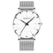 2020 Men's Watch Ultra-Thin Stainless Steel Men Business Watch Men Mesh Belt Quartz Wristwatch Male Clock Relogio Masculino