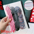 200/500pcs/Bag Girls Cute Colorful Basic Elastic Hair Bands Ponytail Holder Children Scrunchie Rubber Band Kids Hair Accessories
