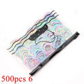 200/500pcs/Bag Girls Cute Colorful Basic Elastic Hair Bands Ponytail Holder Children Scrunchie Rubber Band Kids Hair Accessories
