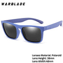 WarBlade 2019 New Kids Silica Soft Sunglasses Polarizing Square Boys Girls Brand Eyeglasses Infant UV400 Breakproof Sunglasses