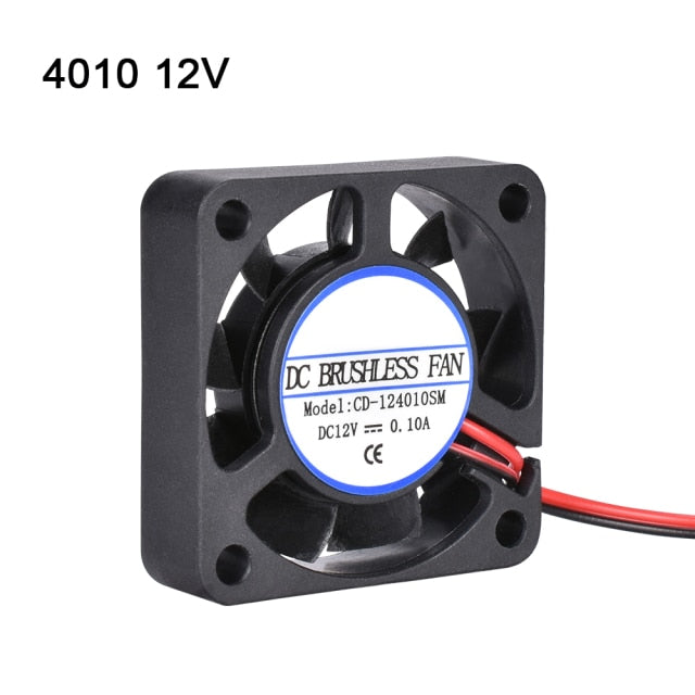 3D Printer Parts 3010 4010 5015 Cooling Fan 12V 24V 5V Blower Fan Turbo Brushless Fan For V5 V6 Hotend Bowden Extruder J-head