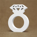 Diy Thick 12MM Wood Wooden Letters numbers White Alphabet Wedding Birthday Party Home Decorations Personalised Name Design