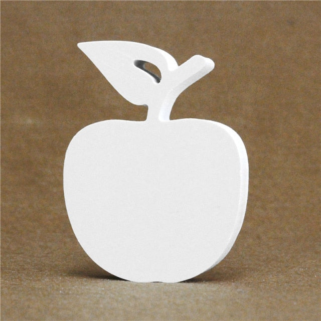 Diy Thick 12MM Wood Wooden Letters numbers White Alphabet Wedding Birthday Party Home Decorations Personalised Name Design