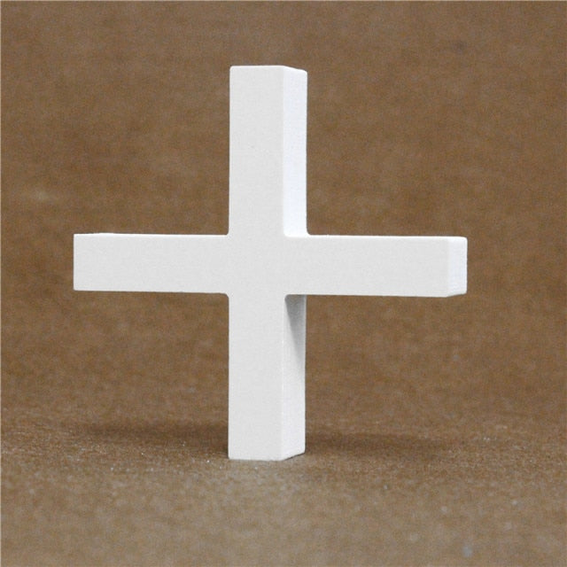 Diy Thick 12MM Wood Wooden Letters numbers White Alphabet Wedding Birthday Party Home Decorations Personalised Name Design