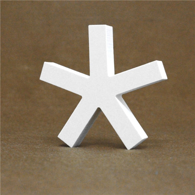 Diy Thick 12MM Wood Wooden Letters numbers White Alphabet Wedding Birthday Party Home Decorations Personalised Name Design