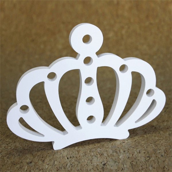 Diy Thick 12MM Wood Wooden Letters numbers White Alphabet Wedding Birthday Party Home Decorations Personalised Name Design