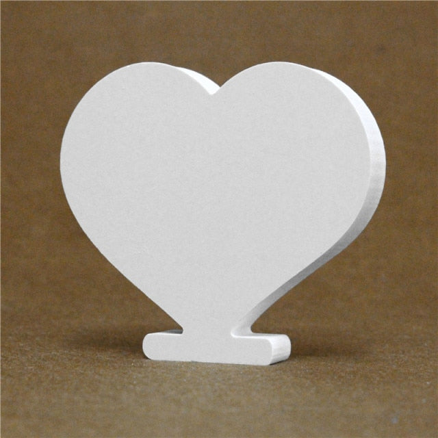 Diy Thick 12MM Wood Wooden Letters numbers White Alphabet Wedding Birthday Party Home Decorations Personalised Name Design