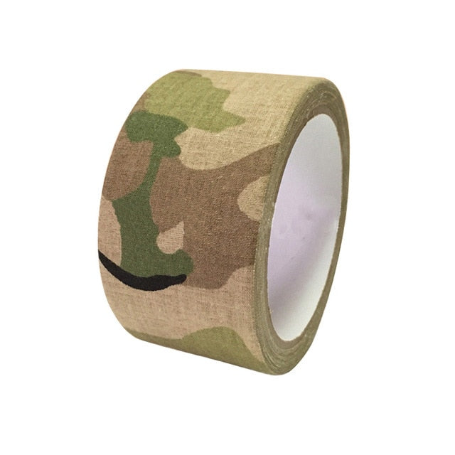 5M Outdoor Duct Camouflage Tape WRAP Hunting Waterproof Adhesive Camo Tape Stealth Bandage Military 0.05m x 5m /2inchx196inch