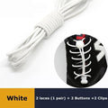 1Pair 23 colors Sneaker ShoeLaces Elastic No Tie Shoe Laces Stretching Lock Lazy laces Quick Rubber Shoelace Shoestrings