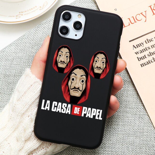 Money Heist /La Casa De Papel Case For iPhone 11 Pro XS Max Cover for iPhone SE 2020 X XR 7 6 8 Plus