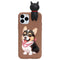 3D  Dog /Cat Funny Case For iPhone XR 11 Pro XS Max X SE 2 2020 5  8Plus 7 8 6 S 6S Plus