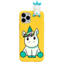 3D  Unicorn Cartoon Silicone Soft Case For iPhone 11 PRO SE 2020 X XR XS MAX 6 S 7 8 Plus 5