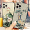 3D Emboss Oriental Flower Birds Case For iPhone 11 Pro XS MAX XR X 8 7 6 6S Plus 5