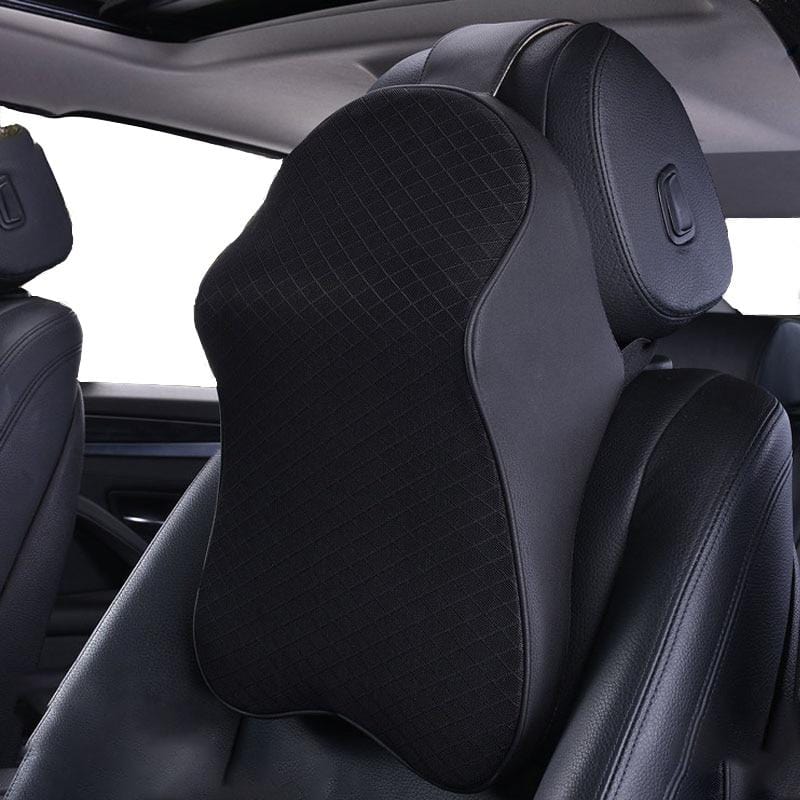 Car Neck Pillow Adjustable Head Restraint 3D Memory Foam Auto Headrest Travel Pillow Neck Support Holder Seat Covers Car Styling