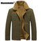 Mountainskin Winter Warm Jackets Thick Fleece Men's Coats Casual Cotton Fur Collar Mens Military Tactical Parka Outerwear SA351