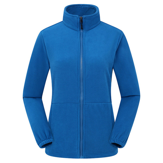 TRVLWEGO Men Women's Fleece Hiking Thermal Jackets Outdoor Sports Climbing Trekking Camping Windbreaker Male Warm Coats