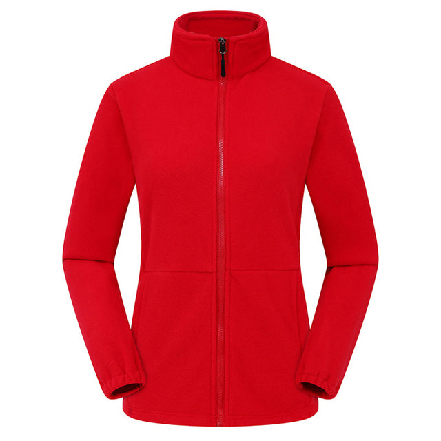 TRVLWEGO Men Women's Fleece Hiking Thermal Jackets Outdoor Sports Climbing Trekking Camping Windbreaker Male Warm Coats